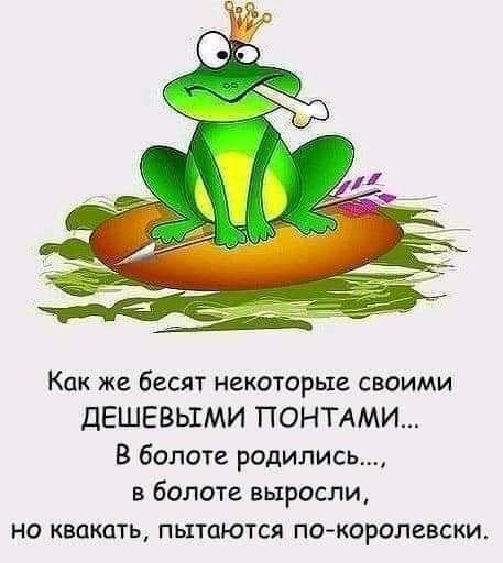 Как же бесят некоторые своими ДЕШЕВЫМИ ПОНТАМИ В болоте родились в болоте выросли на квакать пытаются по королевски