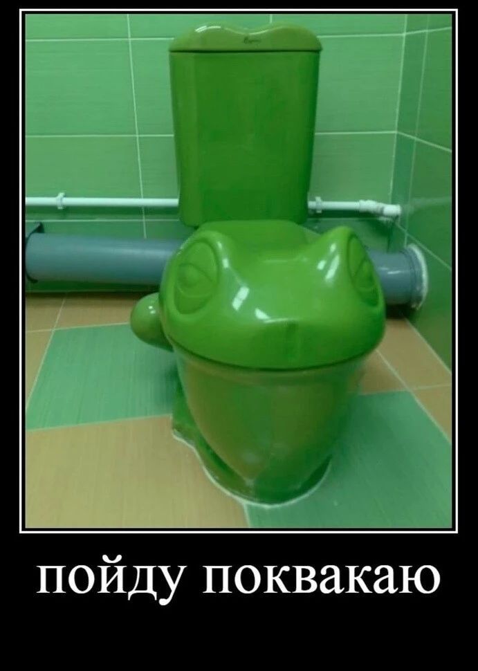 пойду поквакаю