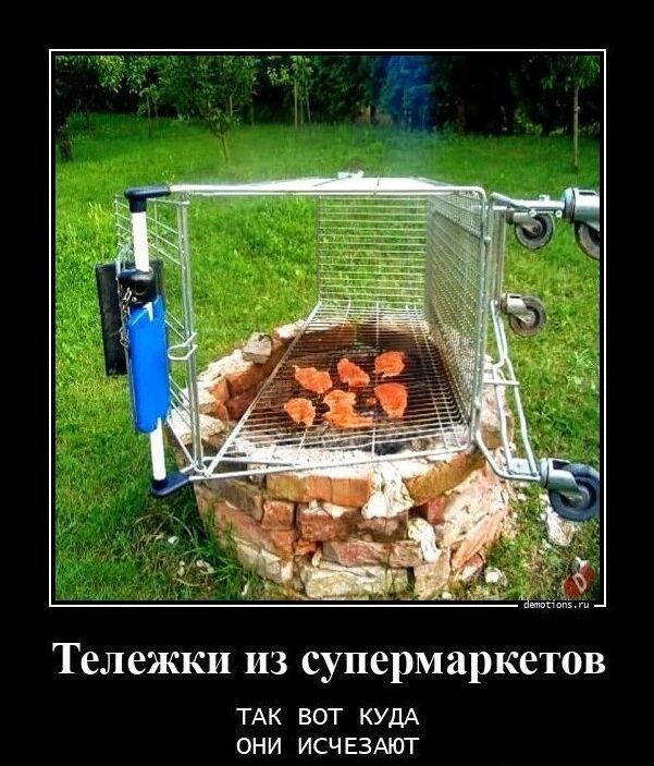 Тележки из супермаркетов ТАК ВОТ КУДА ОНИ ИСЧЕЗАЮТ