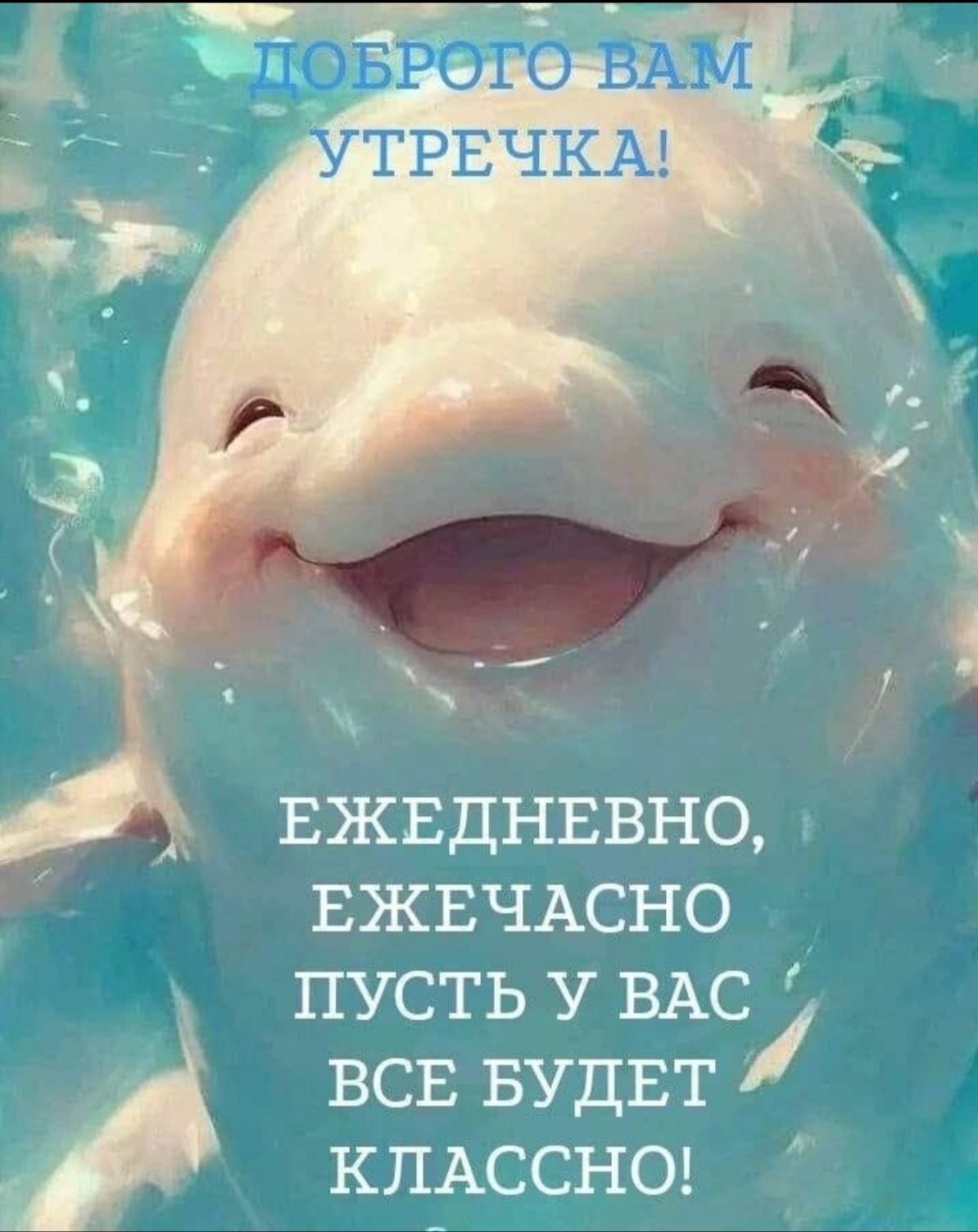 ДОБРОГО ВАМ УТРЕЧКА!
ЕЖЕДНЕВНО, ЕЖЕЧАСНО ПУСТЬ У ВАС ВСЕ БУДЕТ КЛАССНО!