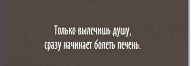 Только вылечишь душу сразу начинает болеть печень картинки