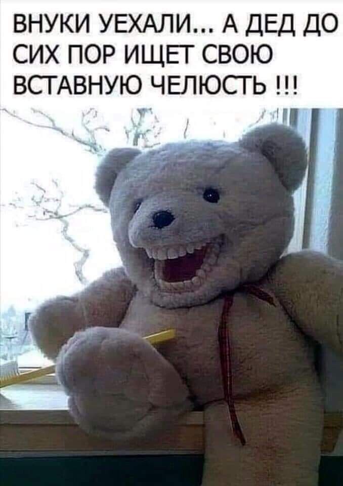 ВНУКИ УЕХАЛИ А ДЕД ДО СИХ ПОР ИЩЕТ СВОЮ ВСТАВНУЮ ЧЕЛЮСТЬ