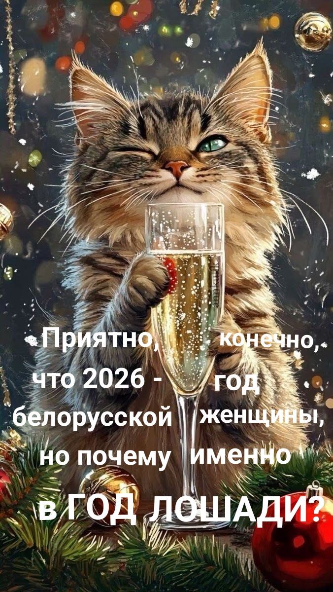 Приятно, конечно, что 2026 - год белорусской женщины, но почему именно год лошади?