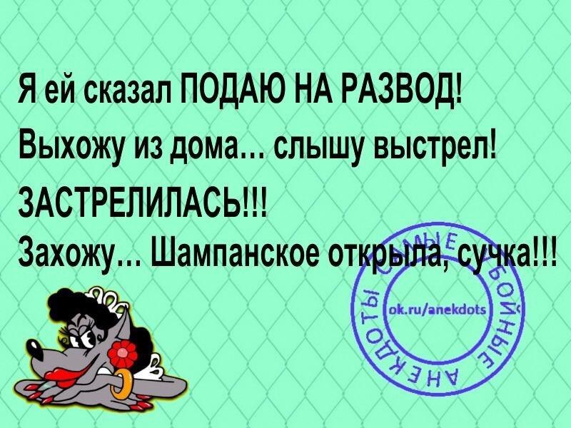 Я ей сказал ПОДАЮ НА РАЗВОД Выхожу из дома слышу выстрел ЗАСТРЕЛИЛАСЬ