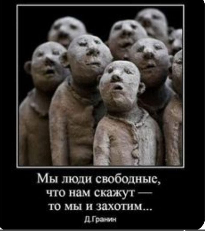 Мы люди свободные что нам скажут то мы и захотим ДГранин