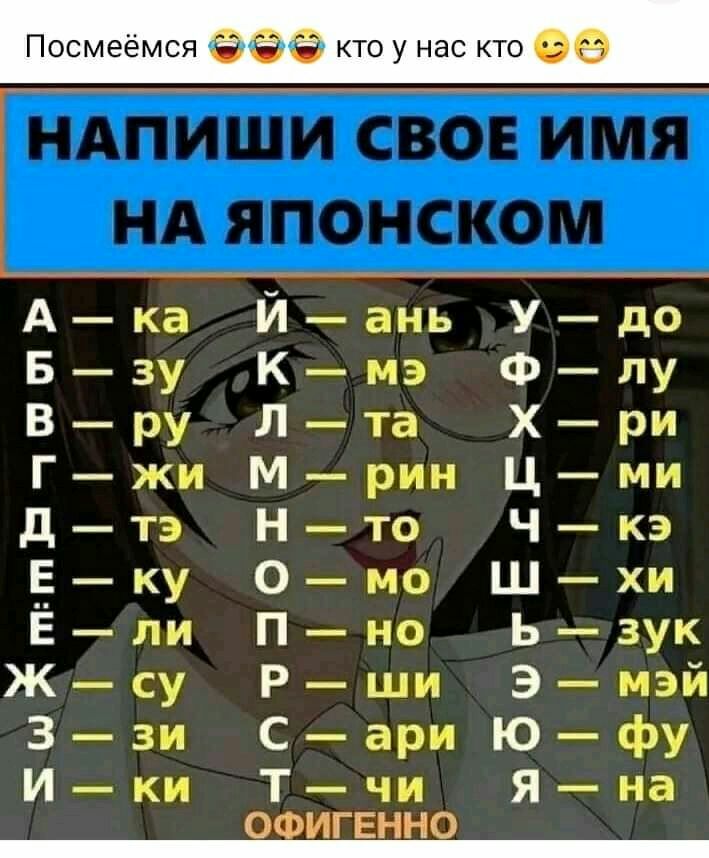 Посмеёмся ФЮФ кто у нас кто гс Ака Иань Удо Бзу Кмэ Флу Вру Лта Хри Гжи Мрин Цми дтэ Нто Чкэ Еку Омо Шхи Ёли Пно Ьзук Жсу Рши Эмэй Ззи Сари Юфу И ки Т чи Я на офигвнно