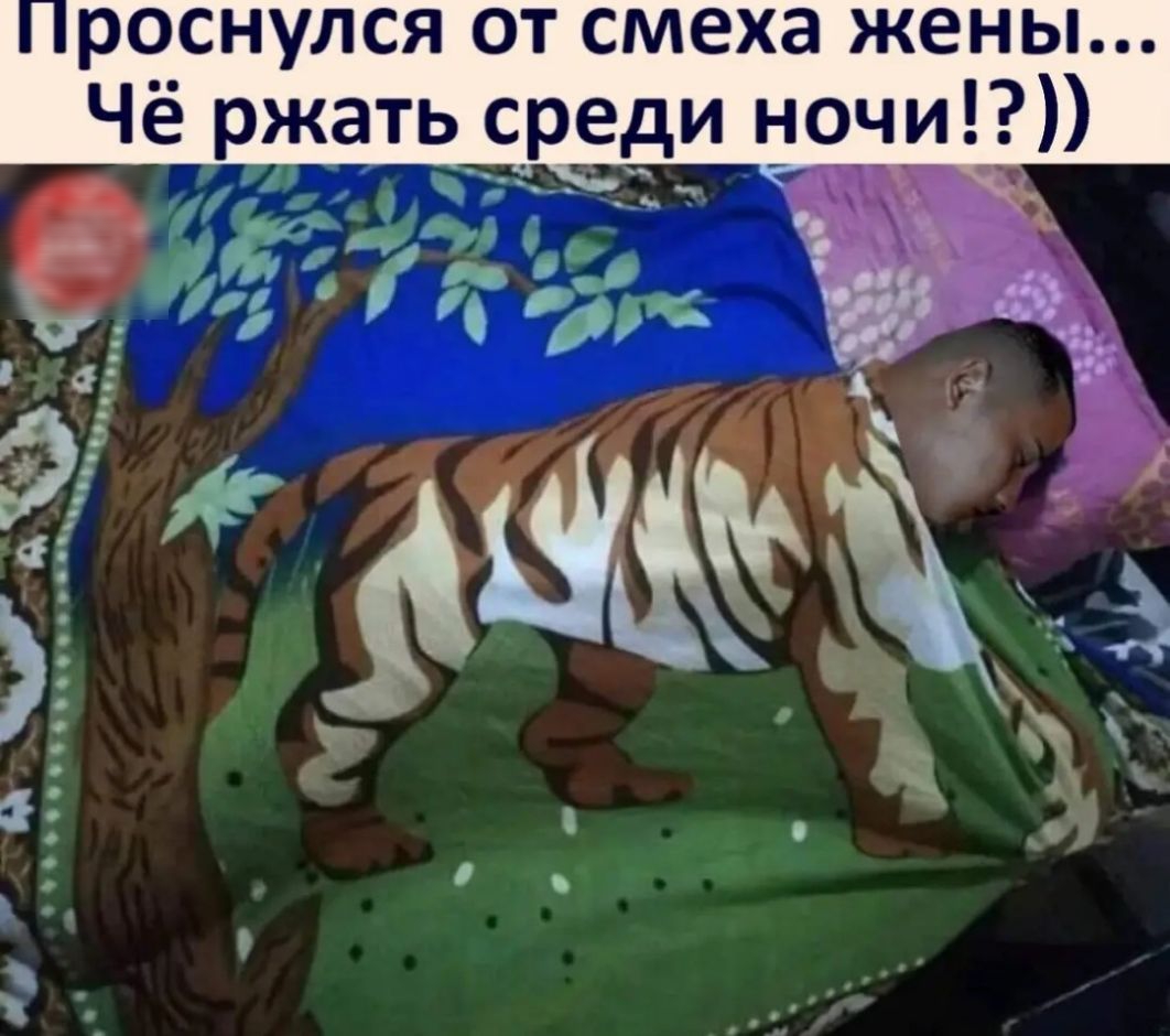 роснулся от смеха жены