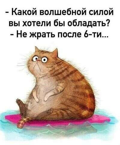 Какой волшебной силой вы хотели бы обладать Не жрать после 6 ти