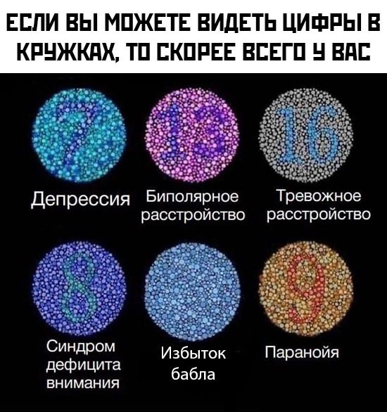ЕСЛИ ВЫ МПЖЕТЕ ВИДЕТЬ ЦИФРЫ В КРНЖКПХ ТП ЕКПРЕЕ ВЕЕГП ВПП Депресоия Биполярное Тревожное расстройство расстройство Синдром Избыток Паранойя дефицита ба бла вниман ия
