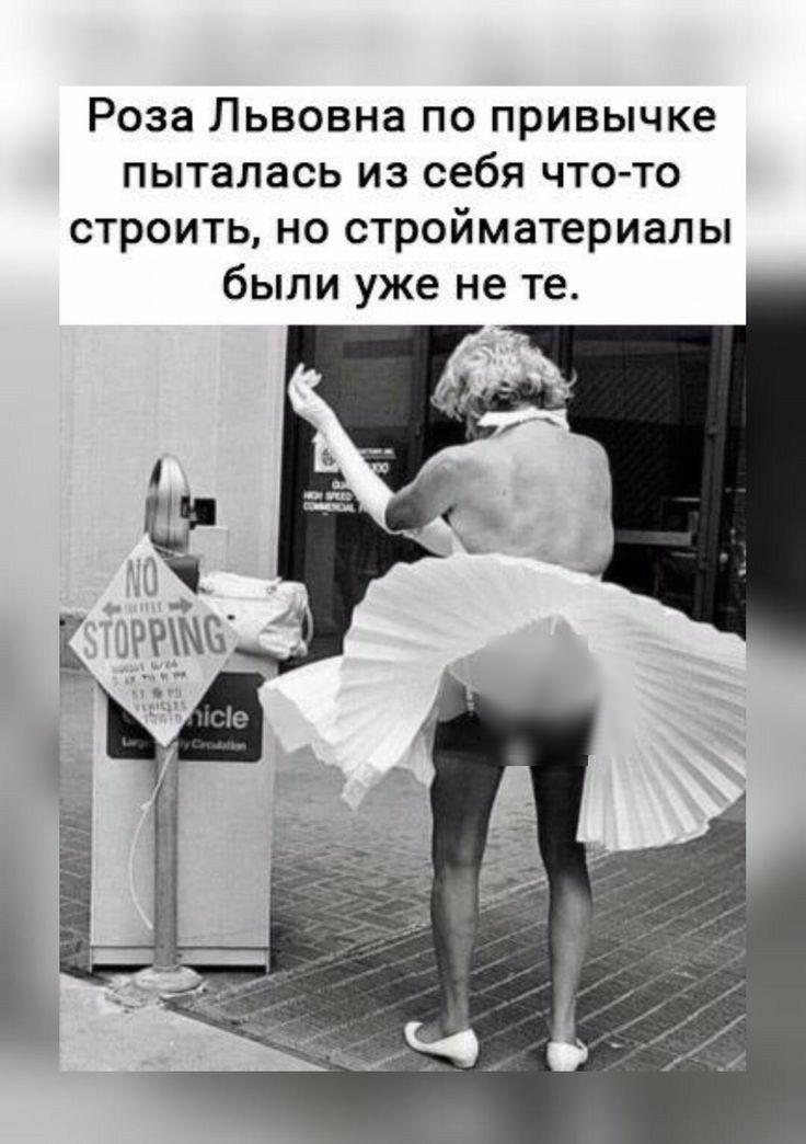 Роза Львовна по привычке пыталась из себя что то строить но стройматериалы были уже не те