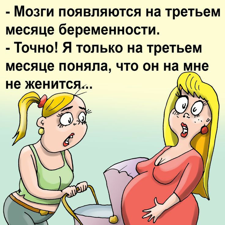 Мозги появляются на третьем месяце беременности Точно Я только на третьем месяце поняла что он на мне не женитс