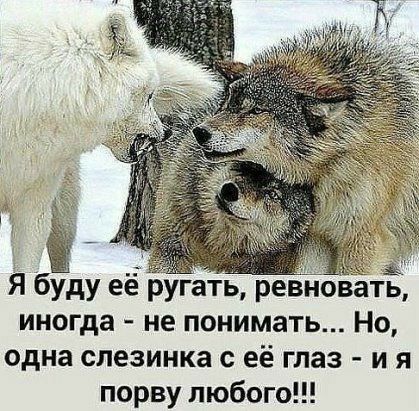 Я буду ее ругать ревноватЁ иногда не понимать Но одна слезинка с её глаз и я порву любого