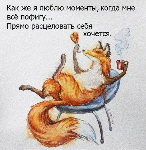 Как же я люблю моменты когда мне всё пофигу Прямо расцеловать себя хочется
