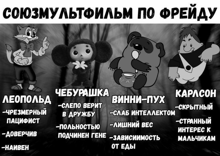 СОЮЗМУАЬТФИАЬМ ПО ФРЕИАУ ЧЕБУНШКА КАРАСОН АЕП0АЬА ВИННИ ПУХ _ снепо верит скрьпныи чрезмерным в дружву сме интеллектом пдциоист поньностью _ лишний с стинныи _ Е интерес к А подчинен гене _исиитдть нмьчикни ИАИВЕИ ЕАЫ