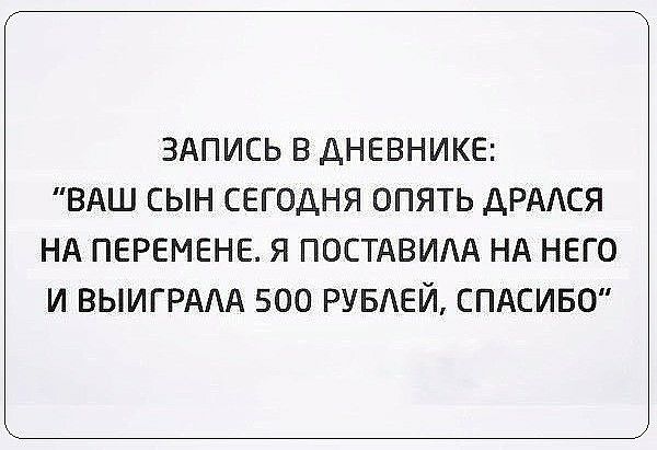 Запись в дневнике: 
