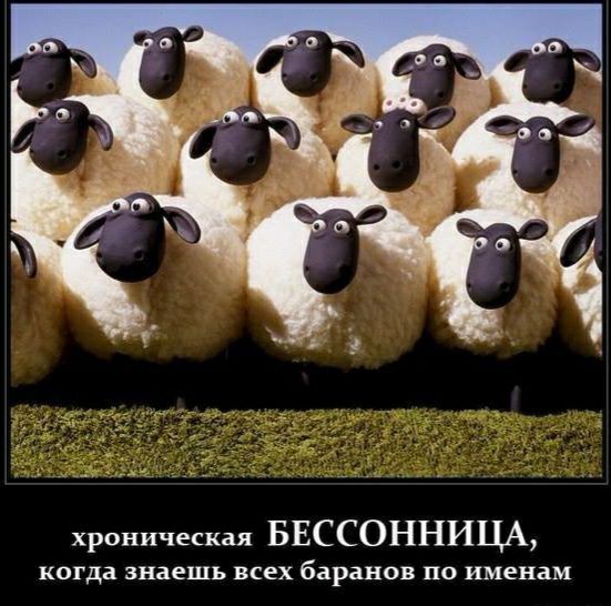 хроническая БЕССОННИЩ когда знаешь ВСеХ бВРаНОВ ПО именам
