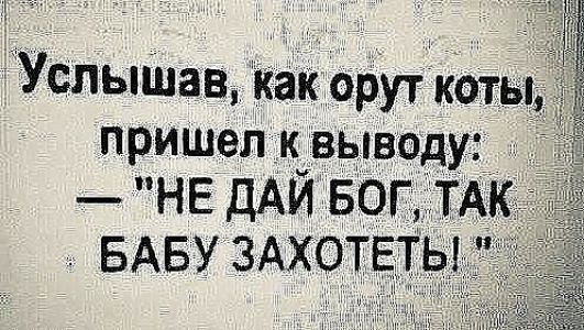 Услышав Как орут пришел к выводу НЕ ДАЙ БОГ БАБУ ЗАХОТ