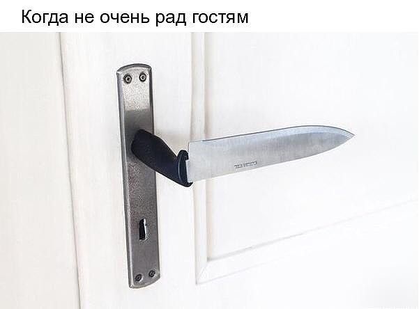 Когда не очень рад ГОСТЯМ