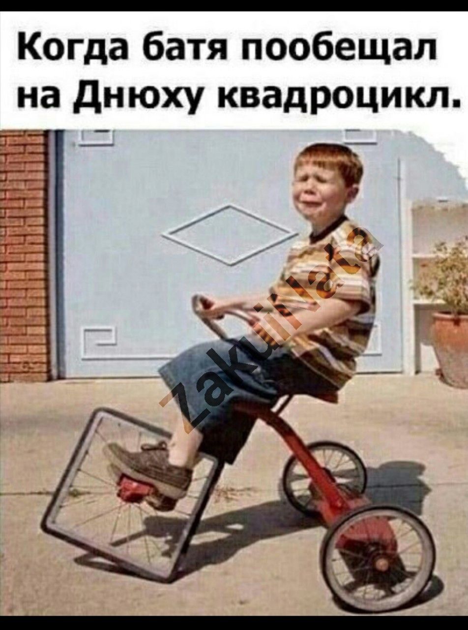 Когда батя пообещал на днюху квадроцикл ЗТ