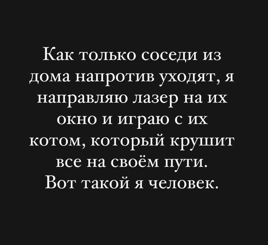 Как только соседи из дома напротив уходят я направляю лазер на их ОКНО И играю С ИХ котом который крушит все на своём пути Вот такой я человек