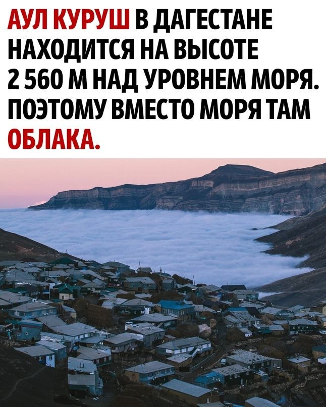 В дАГЕСТАНЕ НАХОДИТСЯ НА ВЫСОТЕ 2 560 М НАД УР0ВНЕМ МОРЯ ПОЭТОМУ ВМЕСТО МОРЯ ТАМ