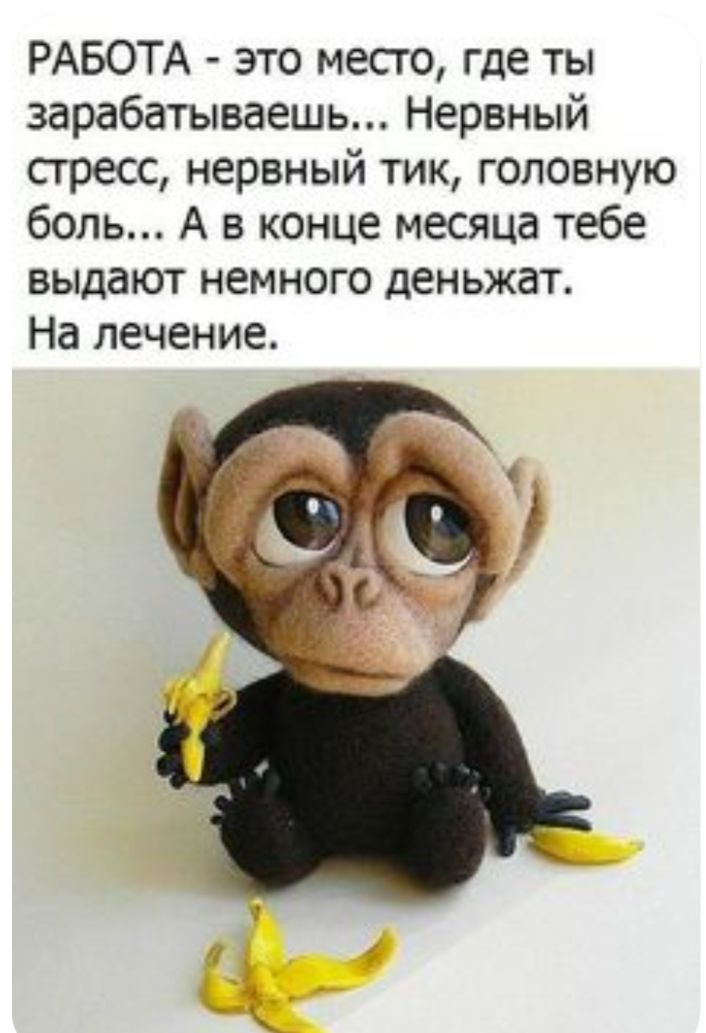РАБОТА это место где ты зарабатываешь Нервный пресс нервный тик головную боль А в конце месяца тебе выдают немного деньжат На лечение