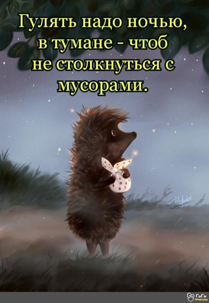 Гулять надо НОЧЬЮ