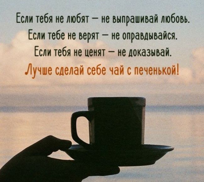Если тебя не любят не выпрашивай любовь Если тебе не верят не оправдывайся Если тебя не ценят не показывай