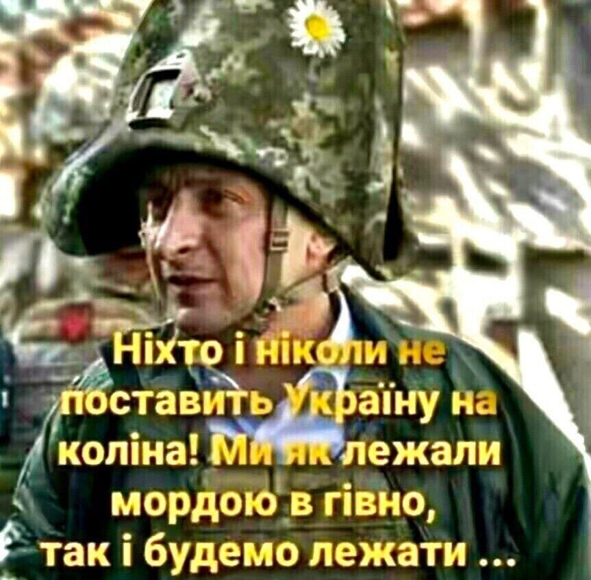 Ні твіі коліна ___лежали мордою в гівію Ё так і будем с лежати