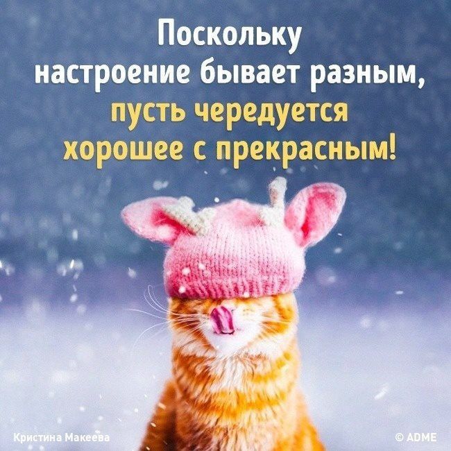 Поскольку настроение бывает разным