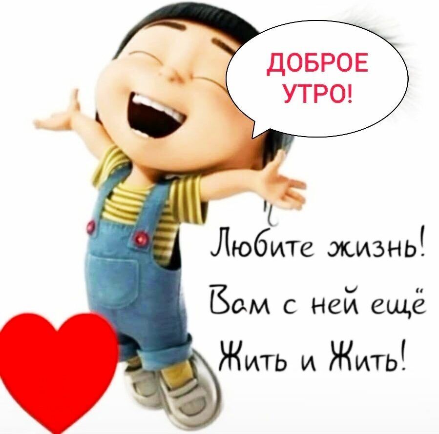 ДОБРОЕ УТРО Любите жизнь Вам с ней ещё Жить и Жить
