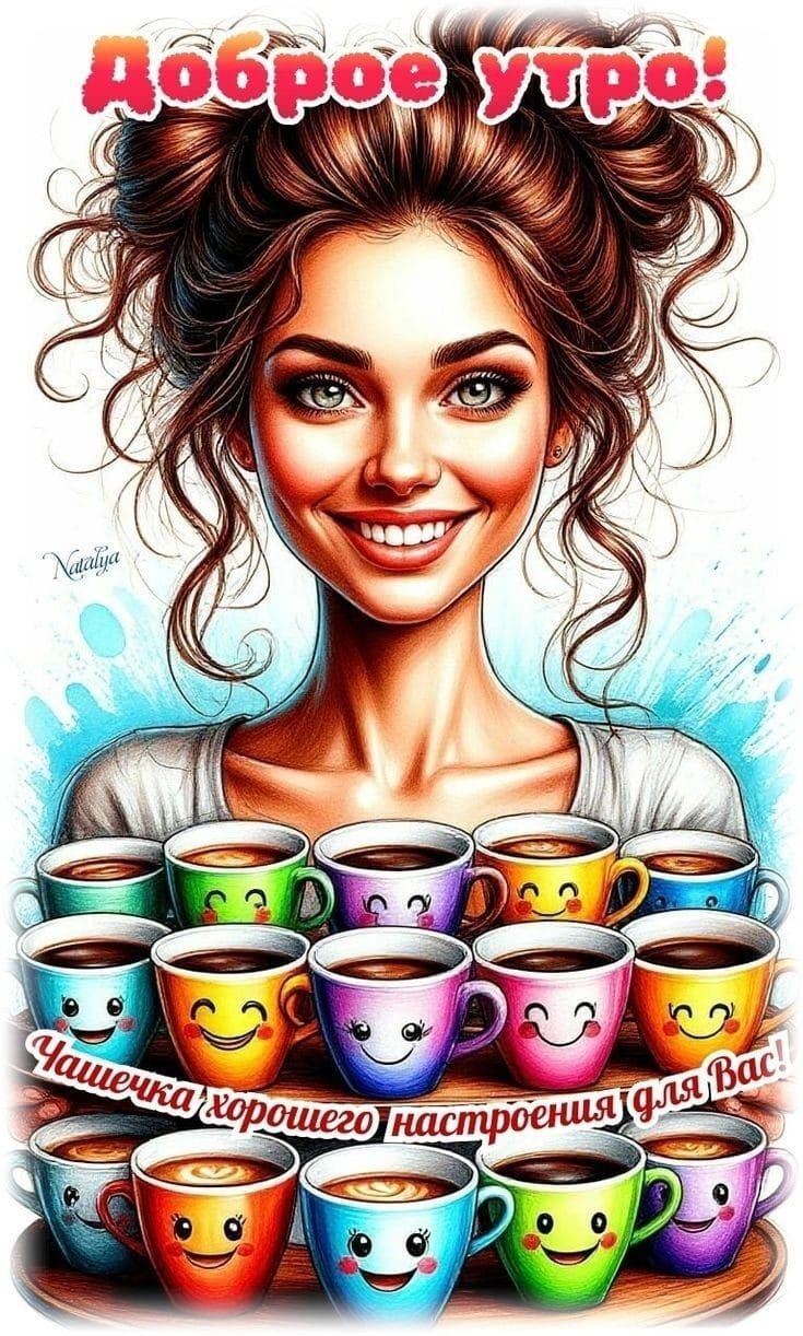 Доброе утро! Чашечка хорошего настроения для Вас!