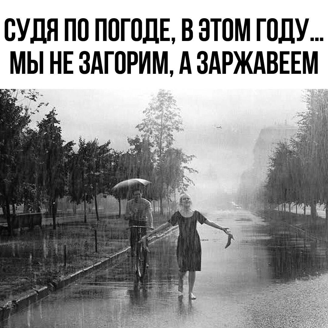 Судя по погоде, в этом году... мы не загорим, а заражаем.