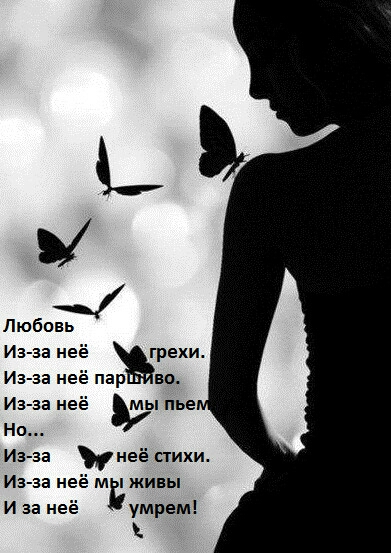 и Любовь Иа аа неё Жрехи Иа аа неё пар во Иа аа неё мы пье Но Из аа неё аихи Иа аа неё м живы И за неё умрем