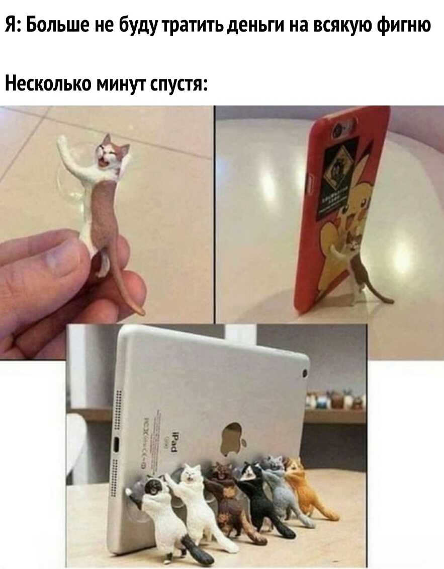 Я Больше не буду тратить деньги на всякую фигню НЕСКОЛЬКО МИНУТ СПУСТЯ 1