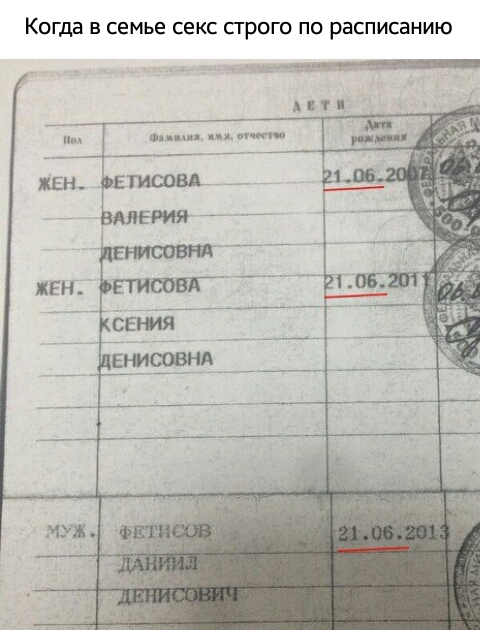 КОГДЗ В СЕМЬЕ СЕКС СТРОГО по расписанию