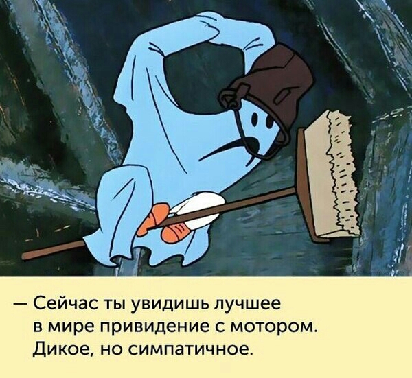 Сейчас ты увидишь лучшее в мире привидение с мотором Дикое но симпатичное