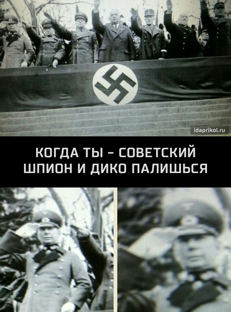 КОГДА ТЫ СОВЕТСКИЙ ШПИОН И ДИКО ПАЛИШЬСЯ