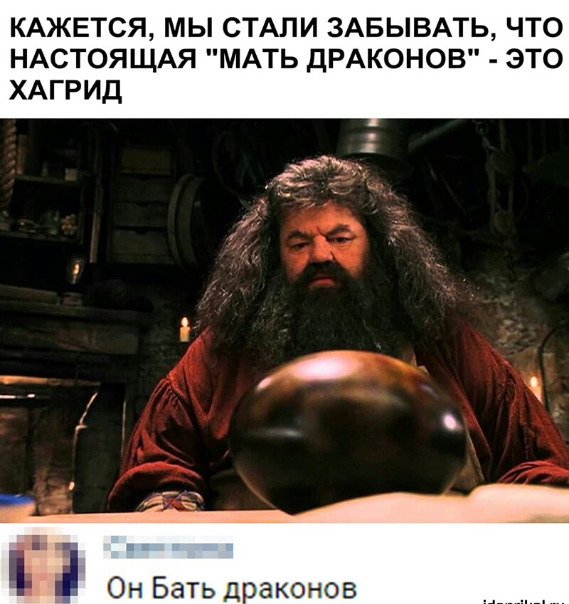 КАЖЕТСЯ МЫ СТАЛИ 3АБЫВАТЬ ЧТО НАСТОЯЩАЯ МАТЬ ДРАКОНОВ ЭТО ХАГРИД
