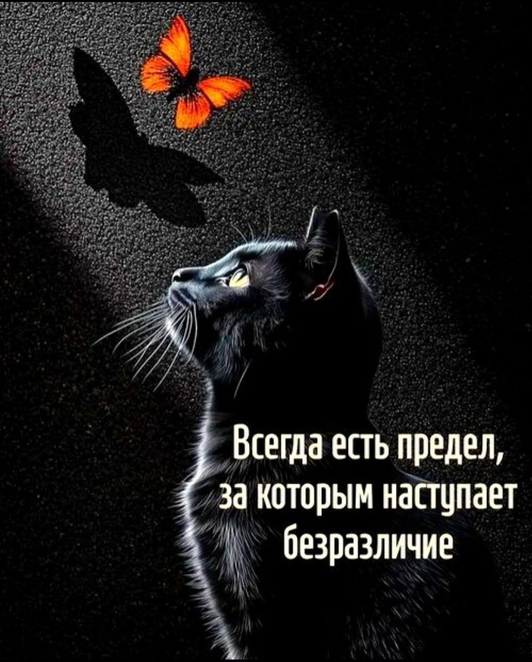 Всегда есть предел, за которым наступает безразличие