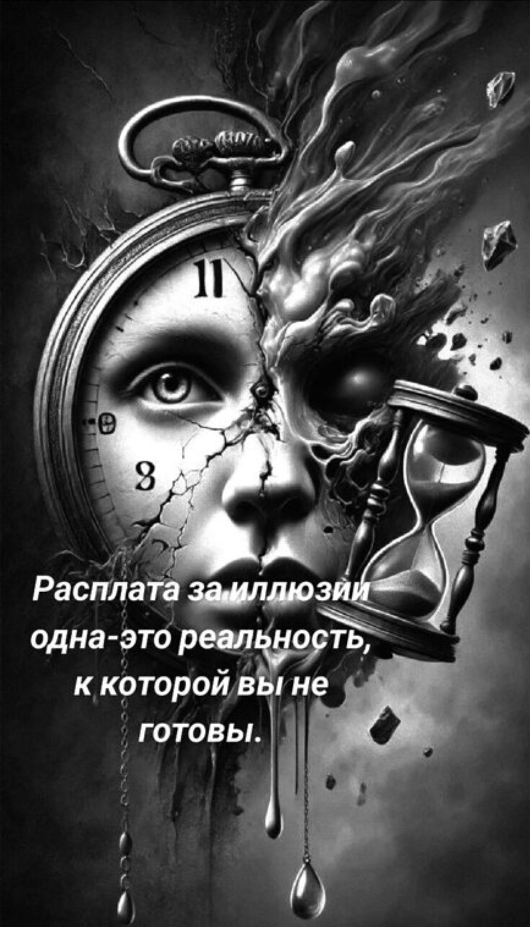 Расплата за иллюзий одна-это реальность, к которой вы не готовы.