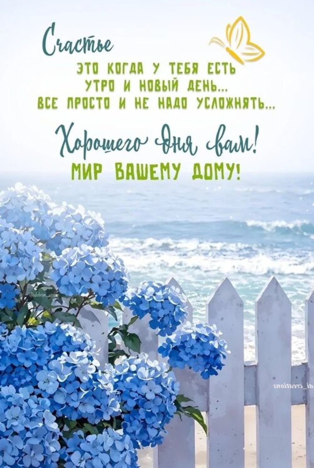 Счастье это когда у тебя есть утро и новый день... все просто и не надо усложнять... Хорошего дня вам! МИР ВАШЕМУ ДОМУ!