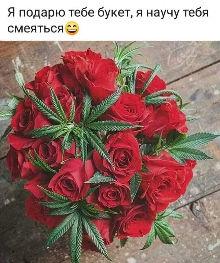 Я подарю тебе букет я научу тебя смеятьсяё _ _ щзъхчдт