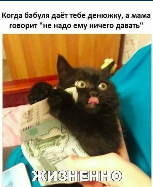 Когда бабуля даёт тебе денюжку а мама говорит не надо ему ничего давать ШЗВ ПЁЁЩПФ