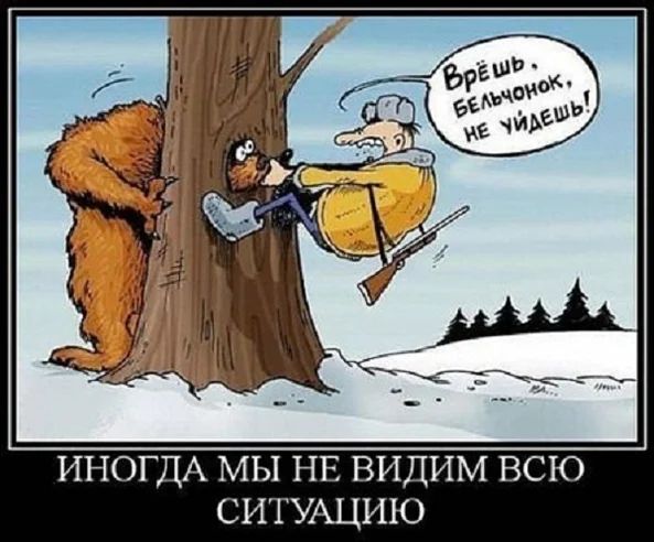 ИНОГДА МЫ НЕ ВИДИМ ВСЮ СИТУАЦИЮ