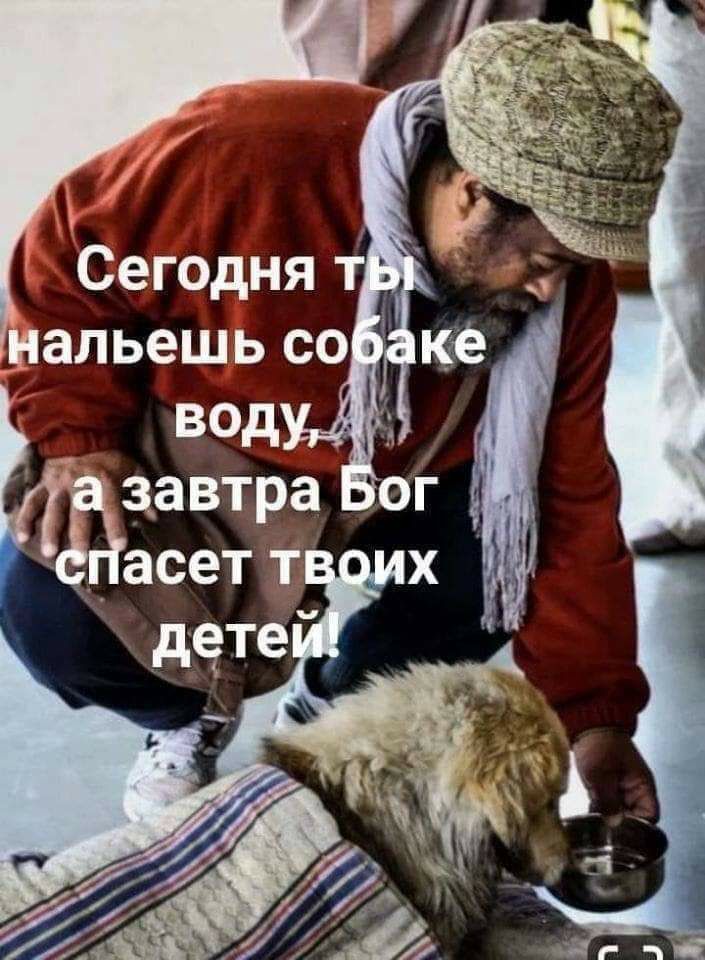 , сегодня альешь со воду, а завтра б 'спасет т дете