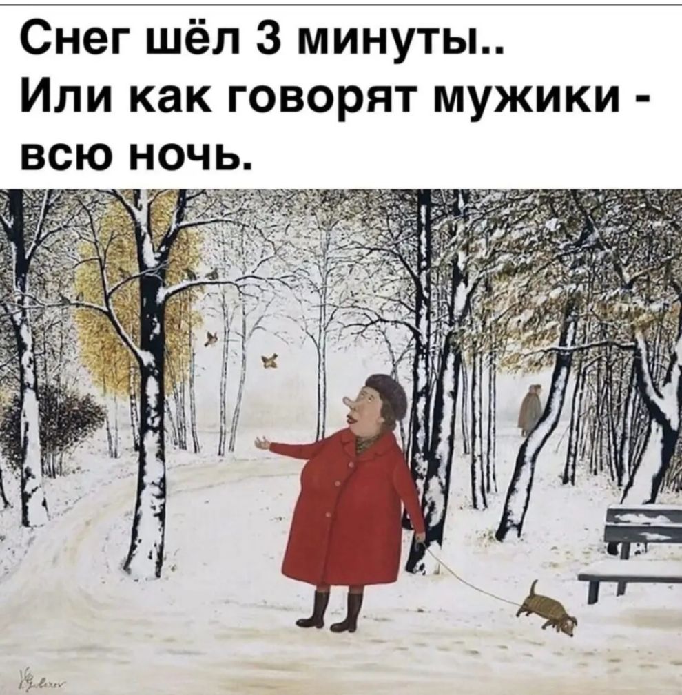 Снег шёл 3 минуты Или как говорят мужики всю ночь д1 _ Зі г