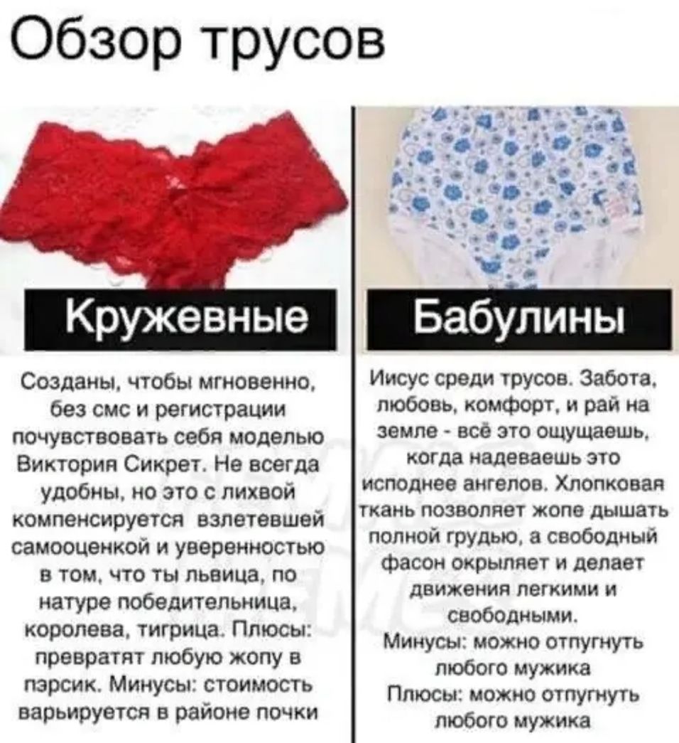Обзор трусов Кружевные Созданы чтобы мгновенно ИИСУС Среди трУСВ Забота без смс и регистрации ПЮбОВЬт КОМФОРТ И рай на почувствовать себя моделью земле все 970 ОЩУЩЗВШЬ Виктория Сикрет Не всегда да надеваешь это удобны но это с лихвой ислодиее ангелов Хлопковая ткань ПОЗВОЛПВТ жопе дышать полной грудью а свободный фасон окрыляет и делает движения легкими и свободными Минусы можно отпугнуть компенс