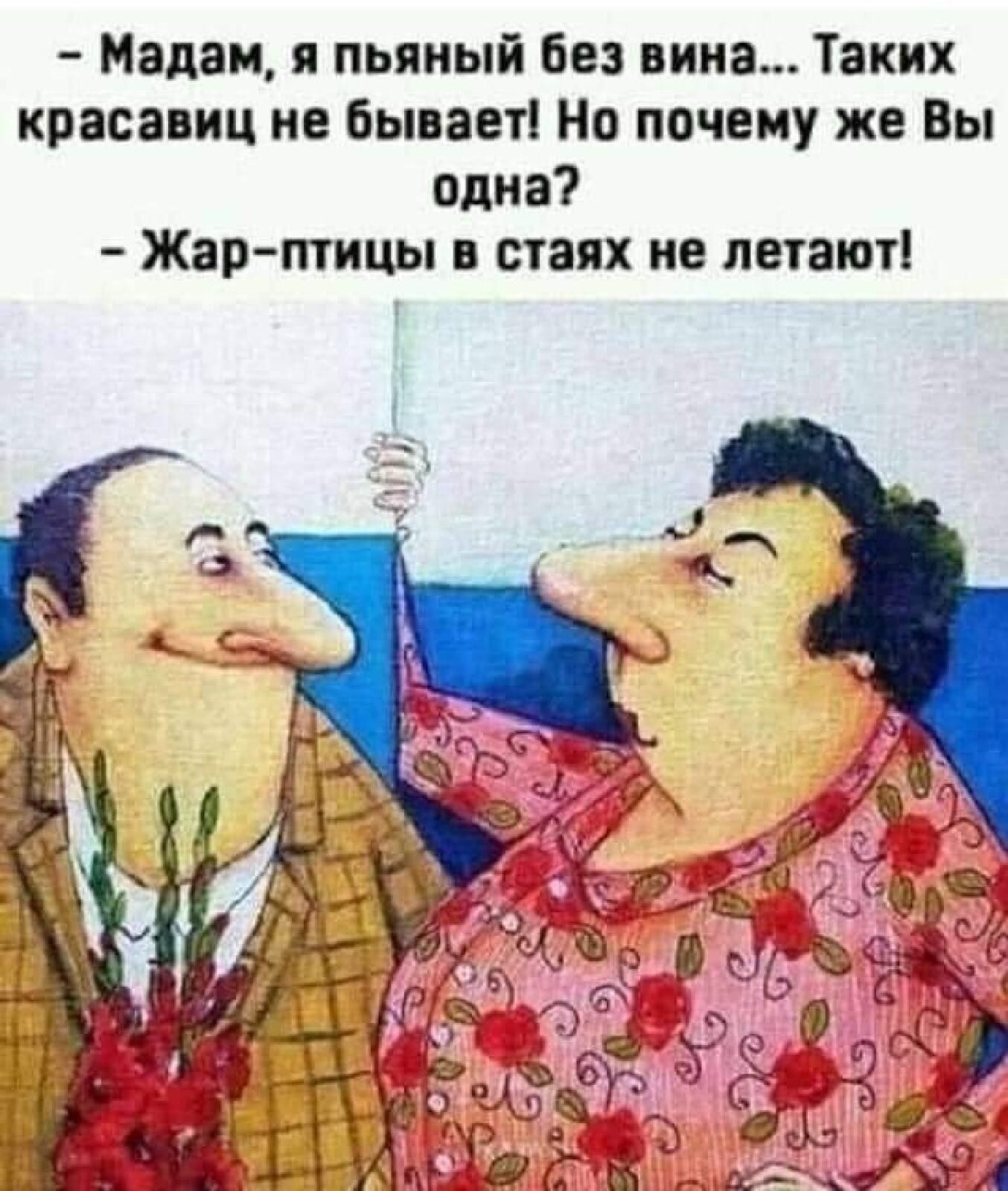 Мадан я пьяный без вина Таких красавиц не бывает Но почему же Вы одна Жар птицы в стаях не летают