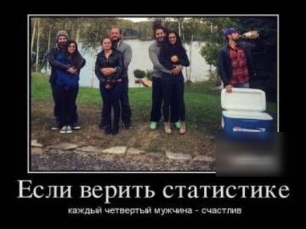 Если верить статистике и тии иукт щим